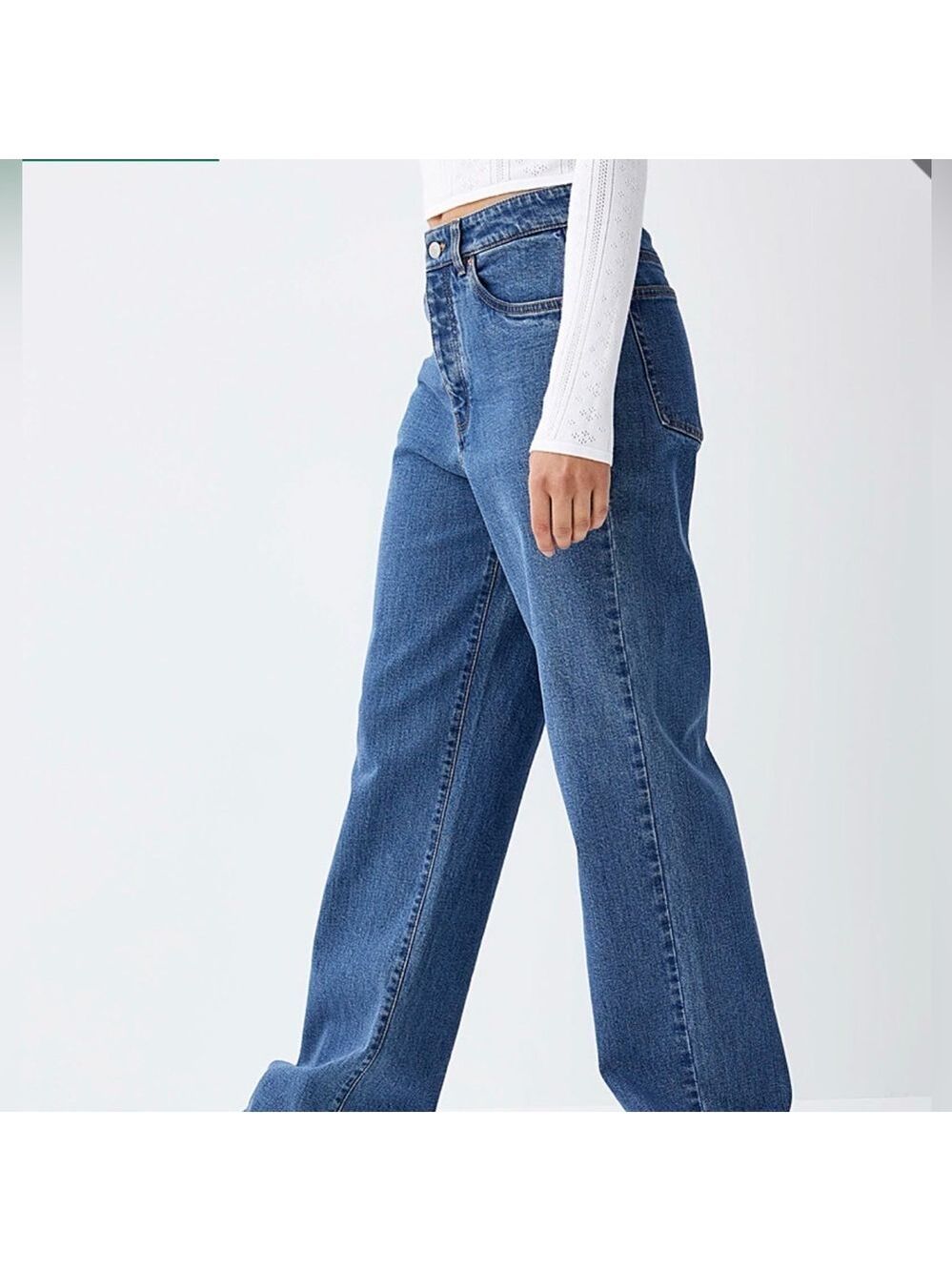 NWT! Twik Soul High Rise Straight Leg Size 28 Jeans Organic Cotton - Picture 12 of 12